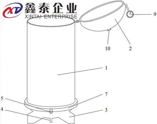 立式橡胶硫化罐结构图